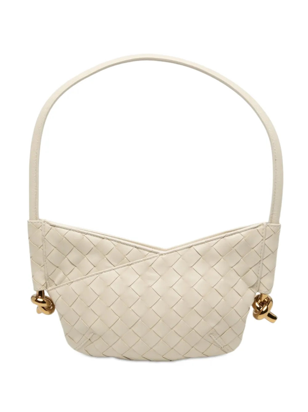 Bottega Veneta Pre-Owned 2012-2026 Mini Nappa Intrecciato Solstice shoulder bag - Weiß