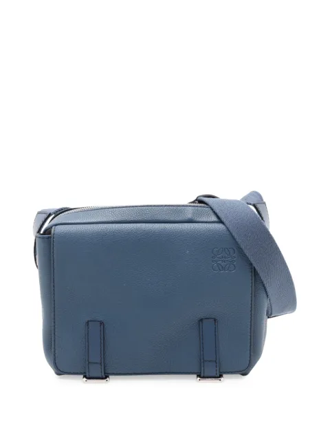 Loewe Pre-Owned 2015-2026 Soft Grained Calfskin Military Messenger Bag XS crossbody bag