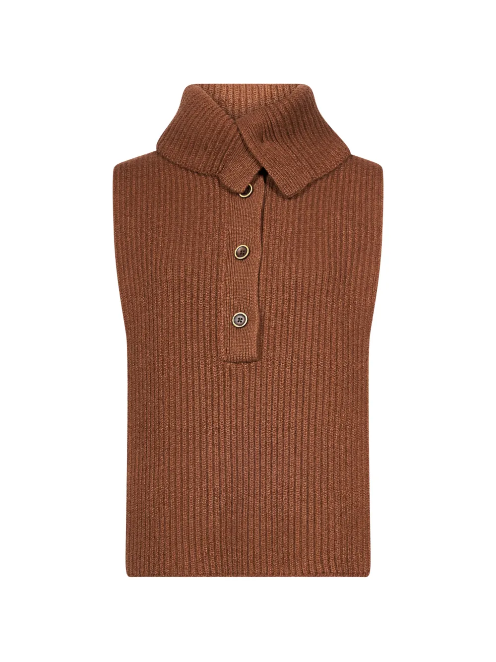 Uma Wang ribbed-knit sleeveless sweater Bruin