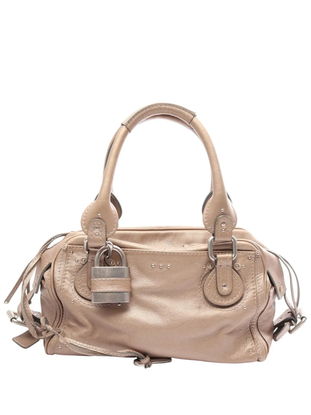 Chloé Pre-Owned 2000-2026 Metallic Leather Paddington handbag - Gold