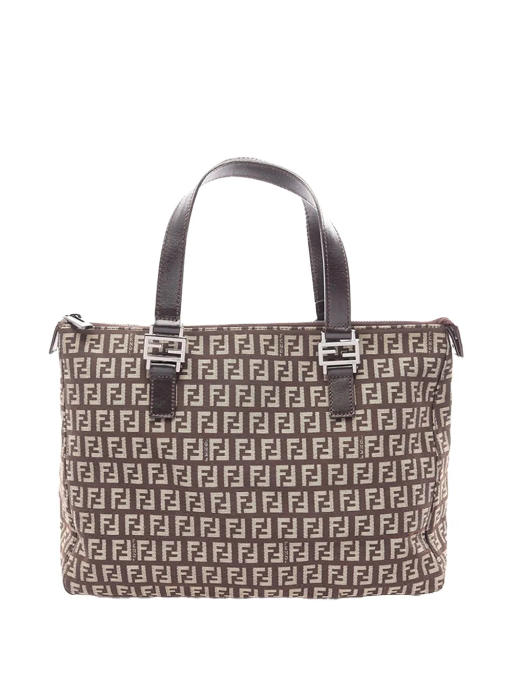 Fendi Pre-Owned 2000-2010 Zucchino Canvas tote bag - Braun