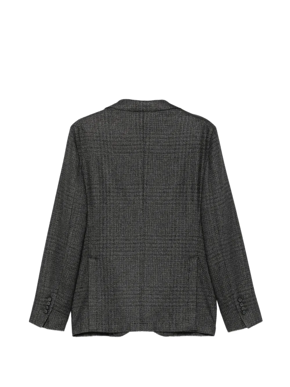 LUIGI BIANCHI MANTOVA Geruite blazer Grijs