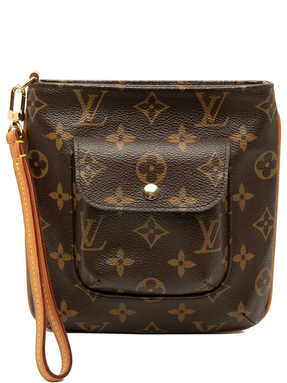 Louis Vuitton Pre-Owned 2003 Monogram Partition clutch bag - Braun