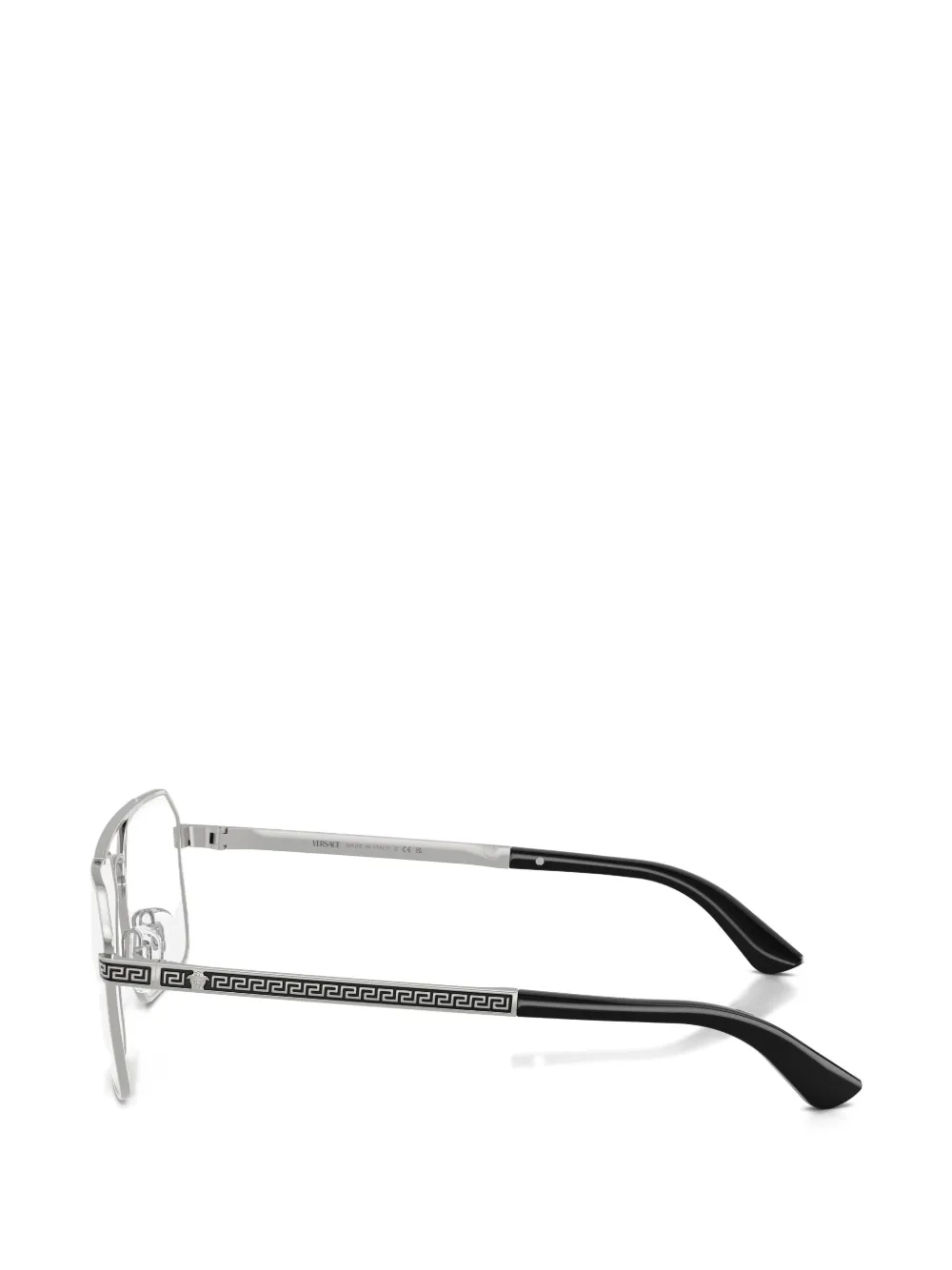Versace Eyewear Bril met geometrisch montuur Zilver