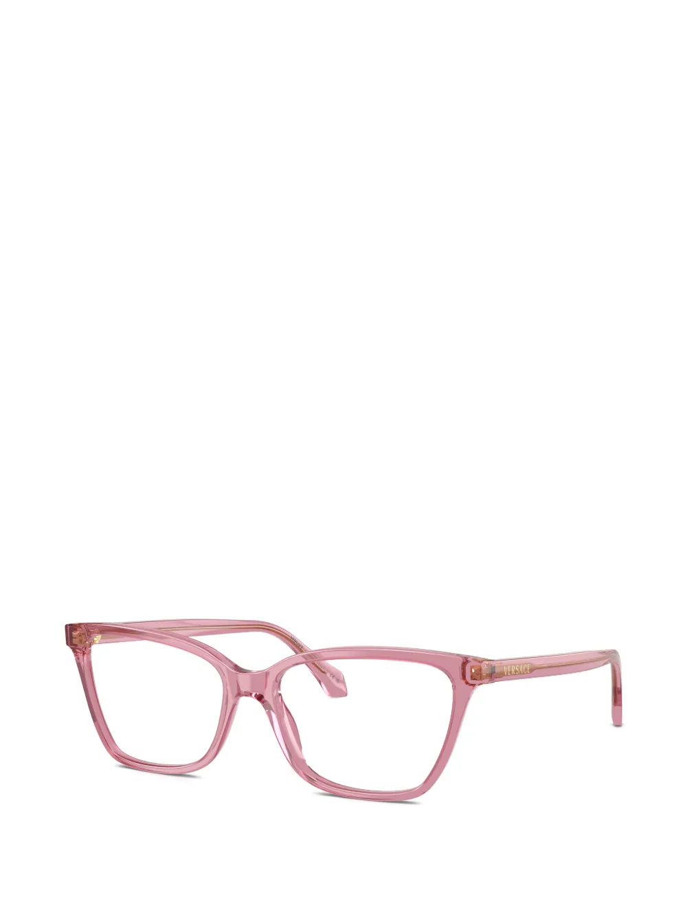 Versace Eyewear Bril met cat-eye montuur Roze