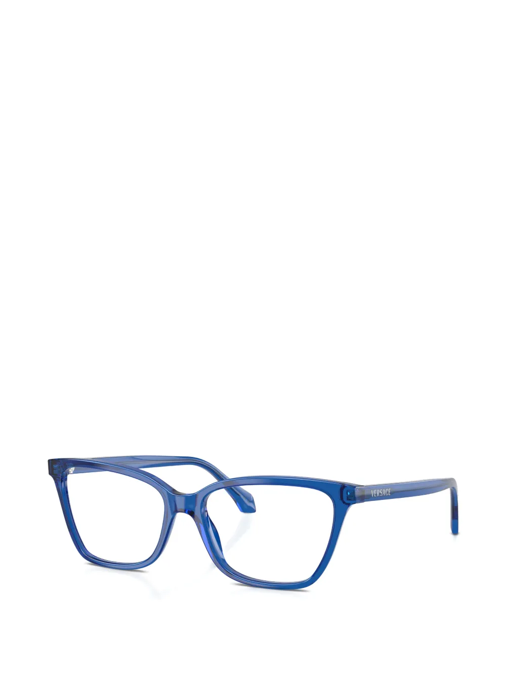 Versace Eyewear Bril met cat-eye montuur Blauw