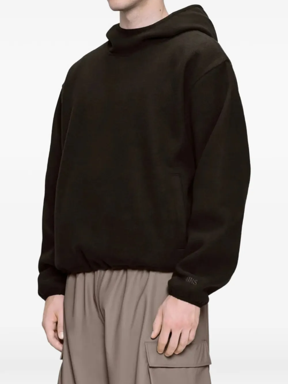 Rains fleece hoodie Bruin