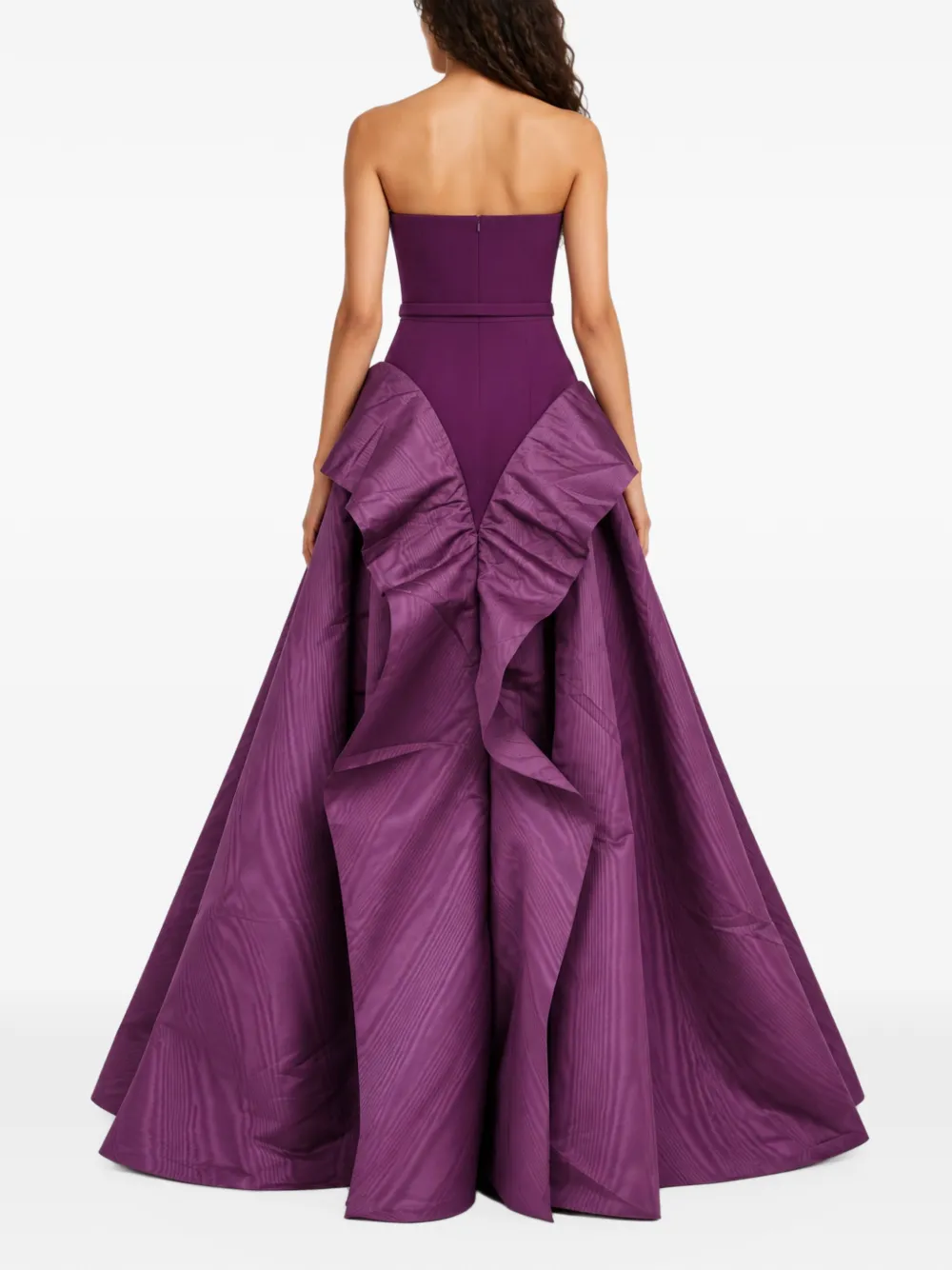 Safiyaa Strapless maxi-jurk Paars