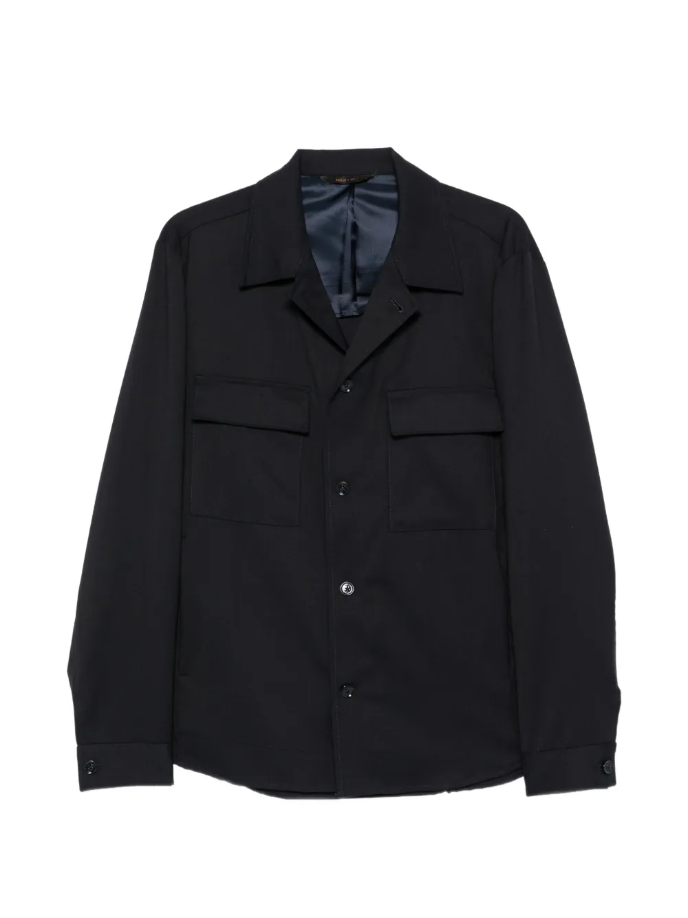 Briglia 1949 John button-up flap-pocket jacket - Blau