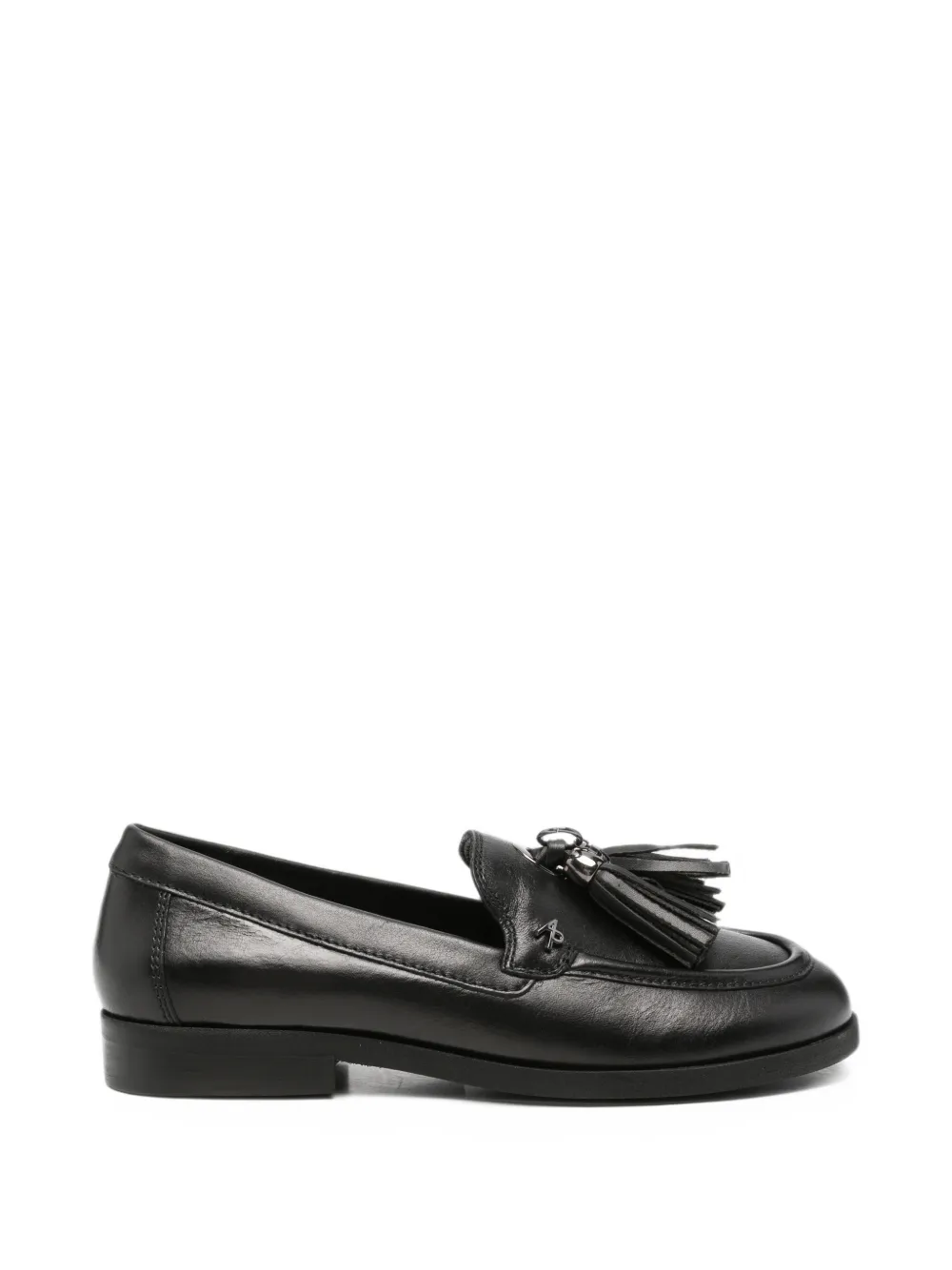 APEPAZZA tassel-detail leather loafers - Nero