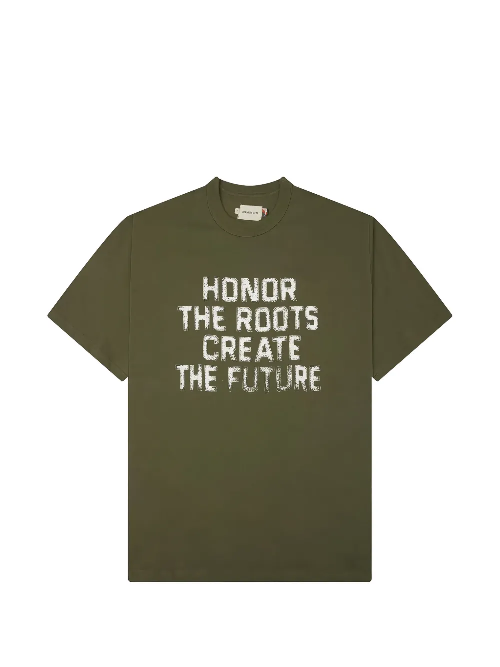 Honor The Gift Honor The Roots logo-print T-shirt - Vert Honor The Gift Honor The Roots logo-print T-shirt - Vert