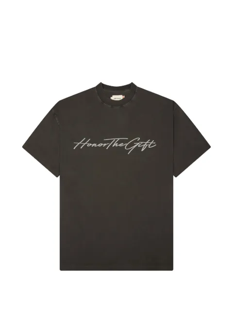 Honor The Gift logo-print cotton T-shirt