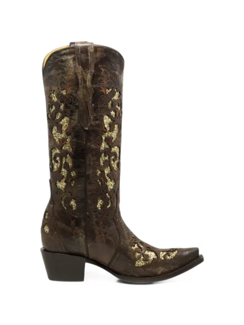 NORTALIE Aurora leather cowboy boots