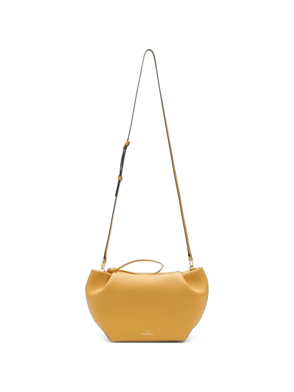 La Portegna Marta leather clutch bag - Gelb