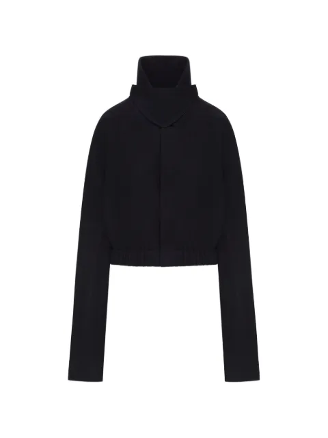 Rick Owens high-neck cropped jacket