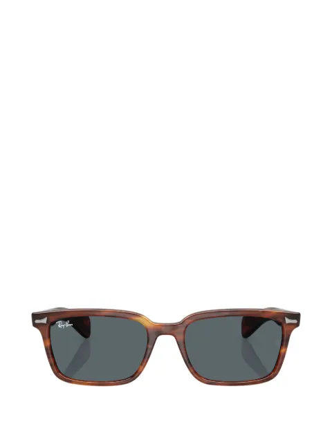 Ray-Ban Brunel tortoiseshell-effect rectangle-frame sunglasses
