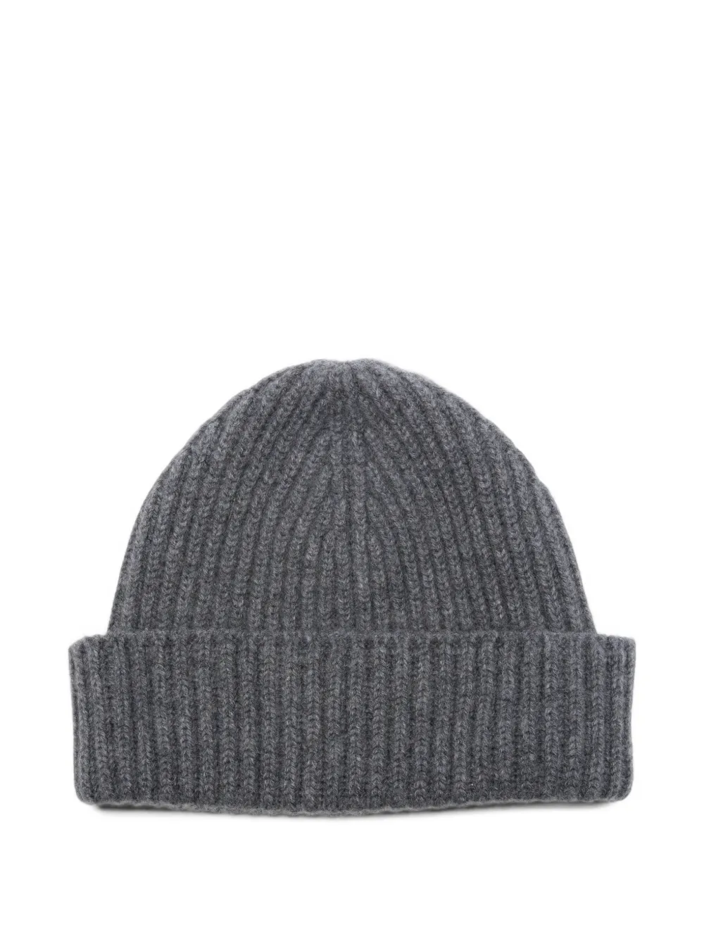 Fedeli Alfredo ribbed-knit cashmere beanie hat Grijs
