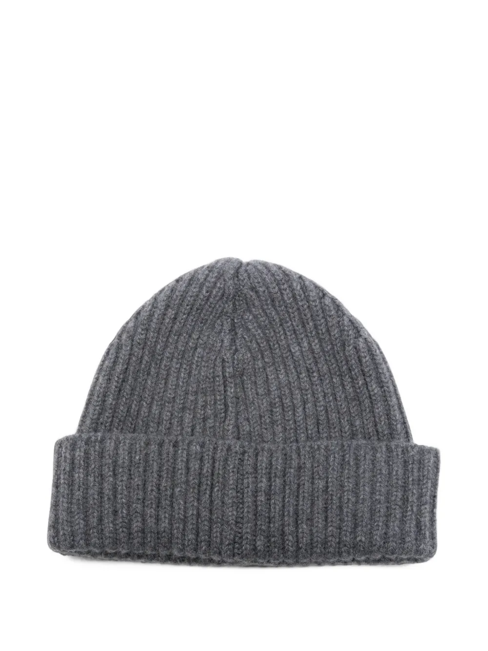 Fedeli Alfredo ribbed-knit cashmere beanie hat Grijs