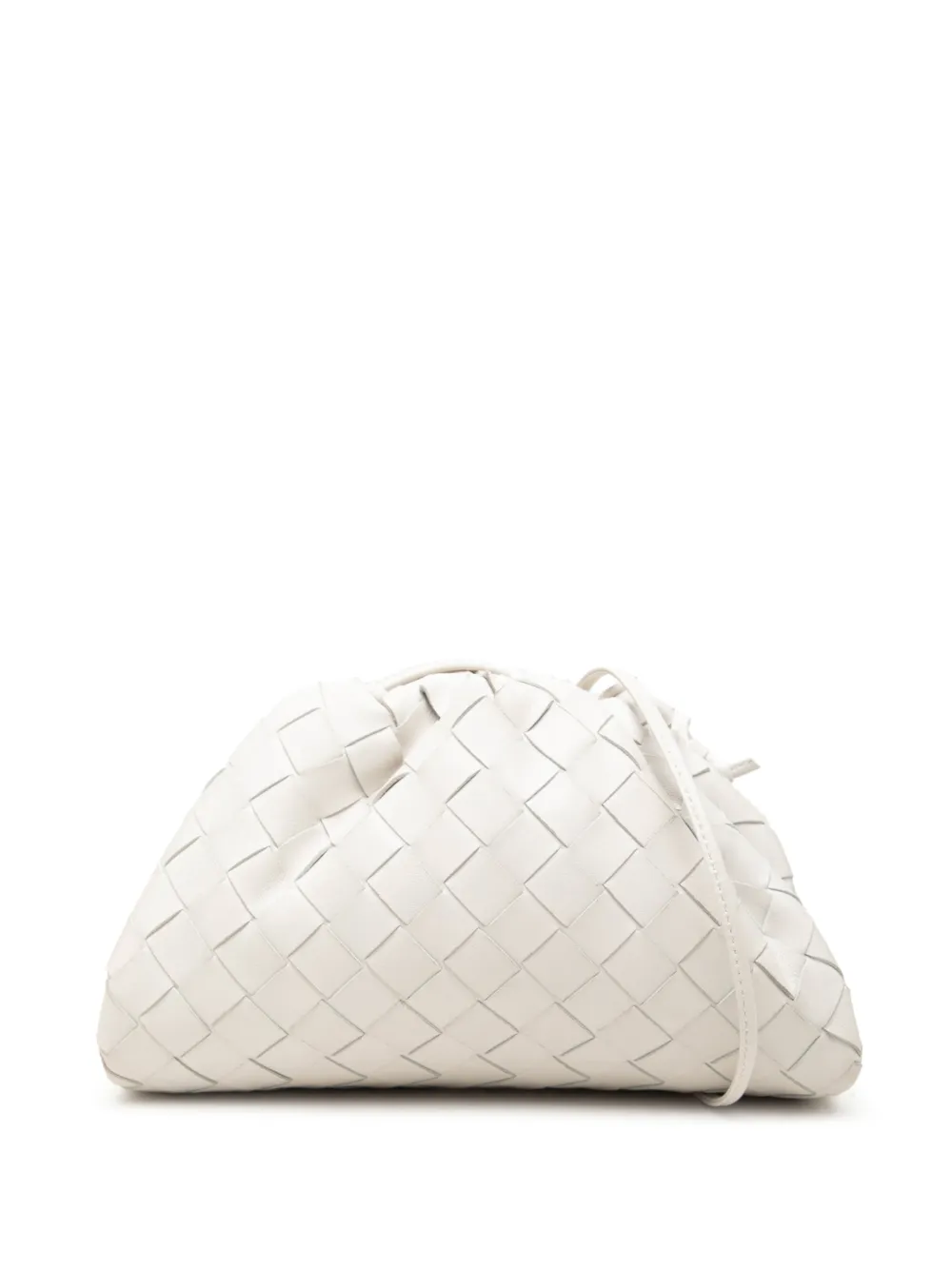 Bottega Veneta Pre-Owned 2012-2026 Nappa Intrecciato The Mini Pouch crossbody bag - Weiß