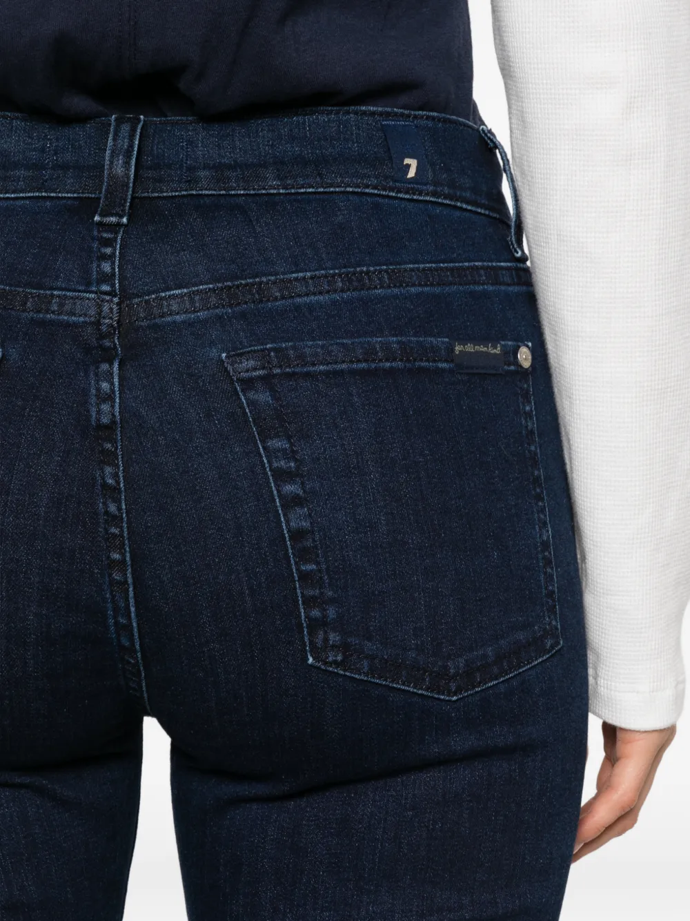 7 For All Mankind relaxed skinny jeans Blauw