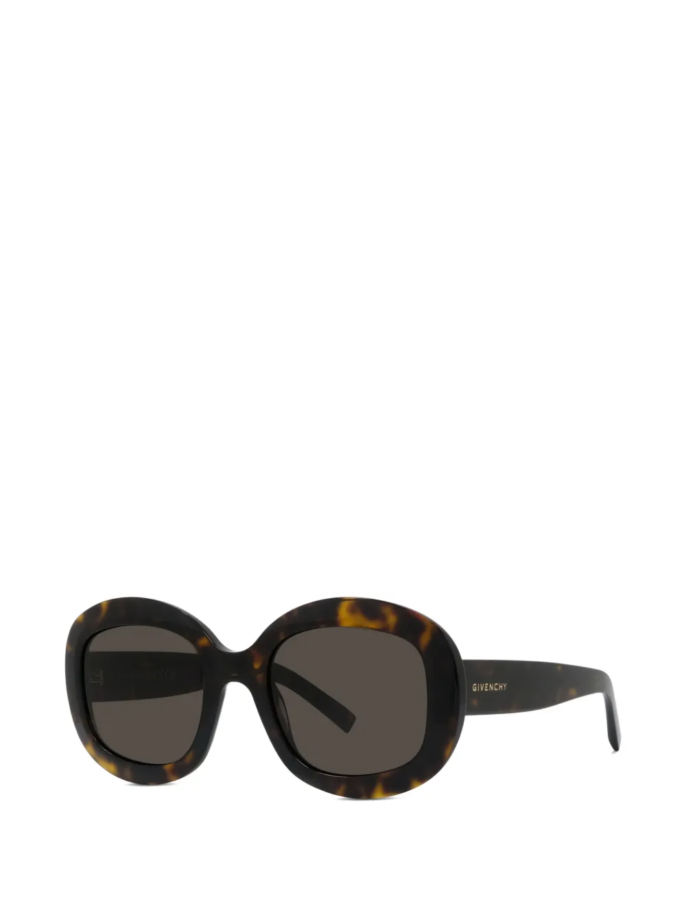 Givenchy Eyewear tortoiseshell-effect oval-frame sunglasses Bruin