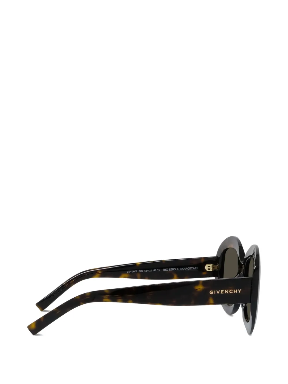 Givenchy Eyewear tortoiseshell-effect oval-frame sunglasses Bruin