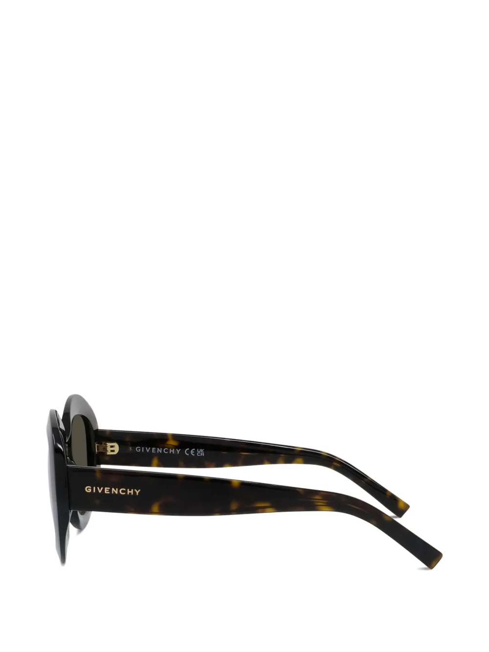 Givenchy Eyewear tortoiseshell-effect oval-frame sunglasses Bruin