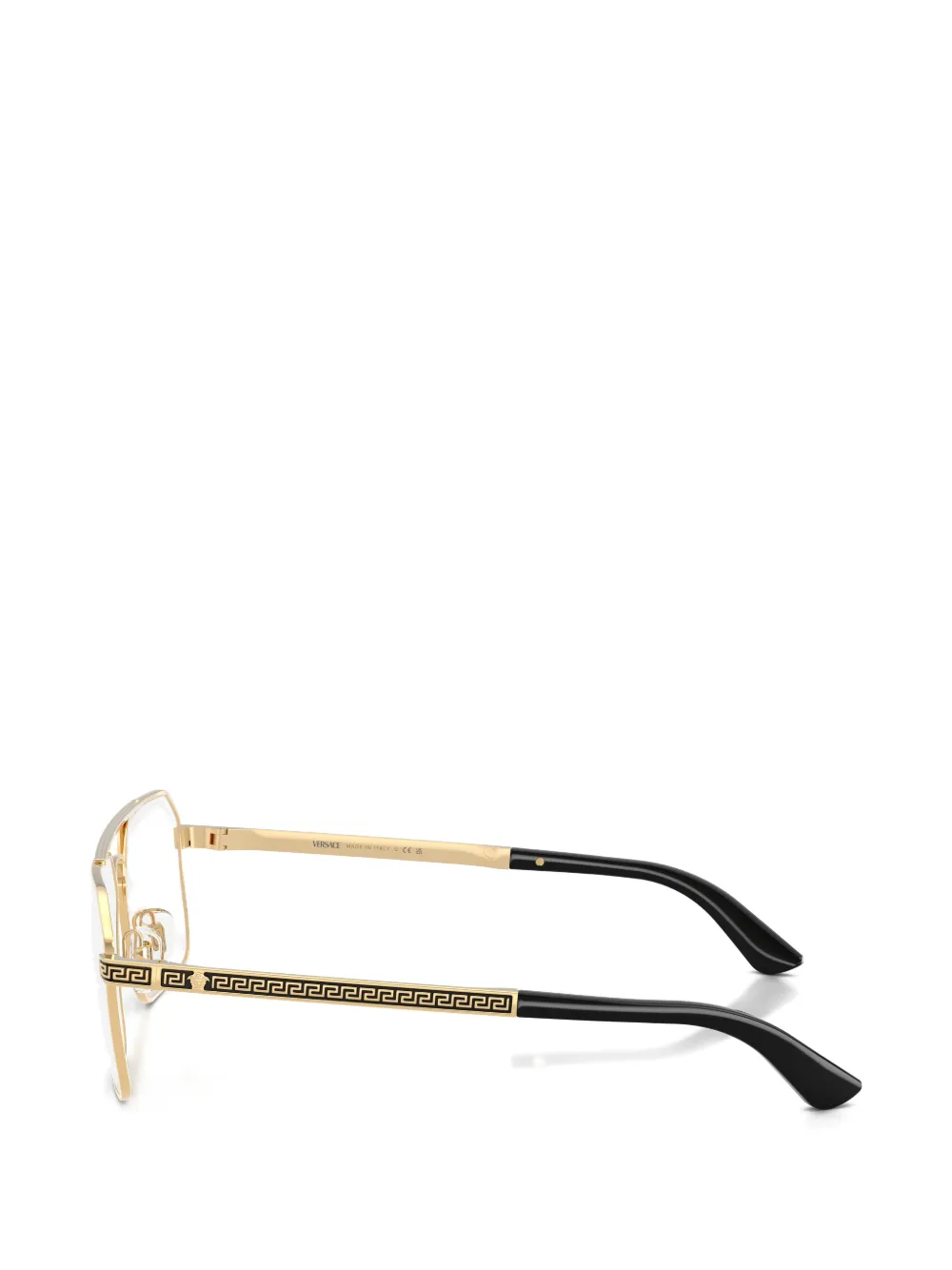 Versace Eyewear Bril met geometrisch montuur Goud