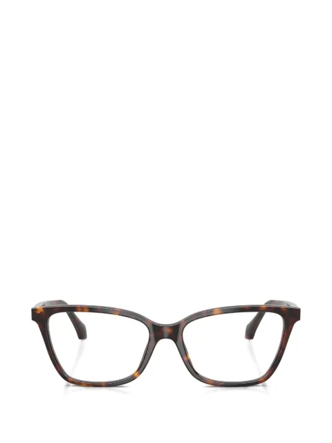 Versace Eyewear tortoiseshell-effect rectangle-frame glasses