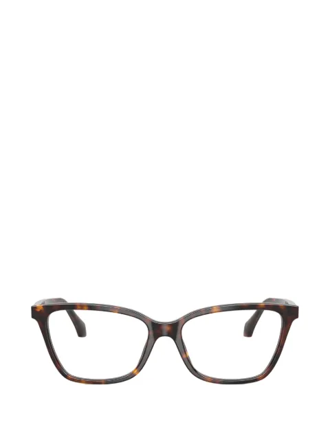 Versace Eyewear tortoiseshell-effect rectangle-frame glasses