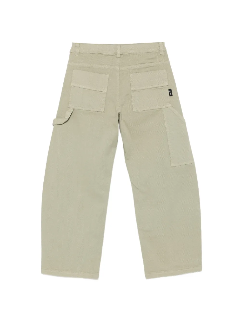 Aspesi Kids straight-leg cotton trousers Beige