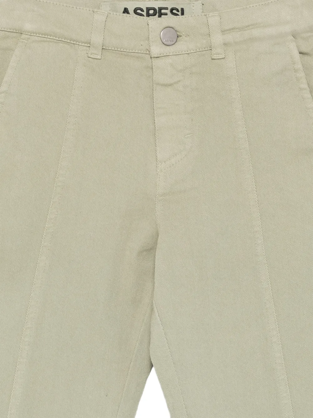 Aspesi Kids straight-leg cotton trousers Beige