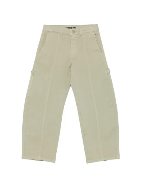 Aspesi Kids straight-leg cotton trousers