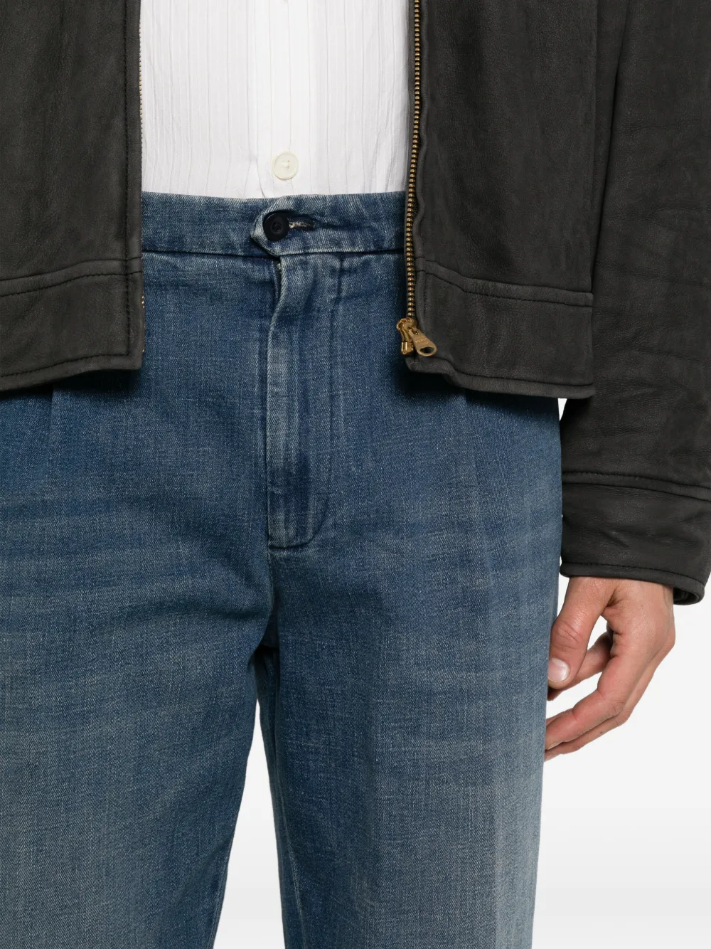 Briglia 1949 Bricklane pleated jeans Blauw