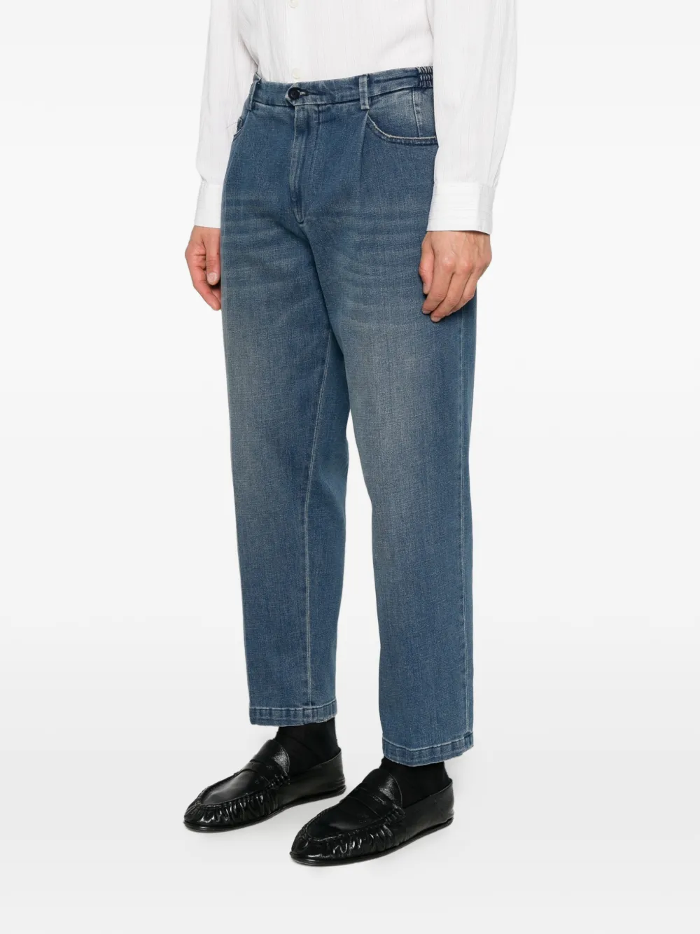 Briglia 1949 Bricklane pleated jeans Blauw