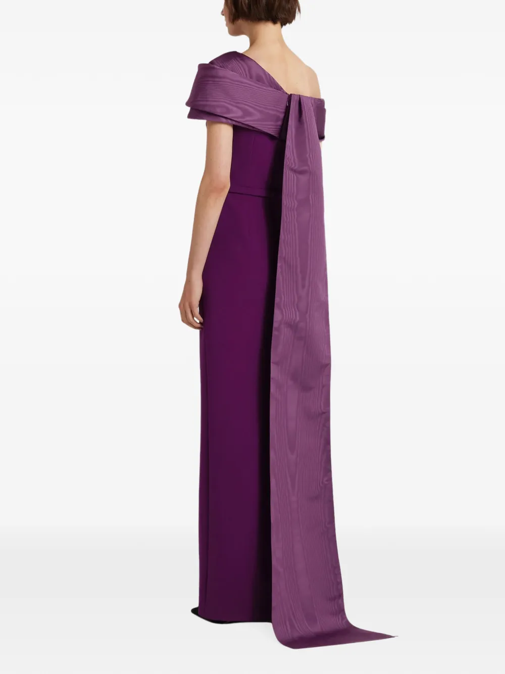 Safiyaa Phira asymmetrische maxi-jurk Paars