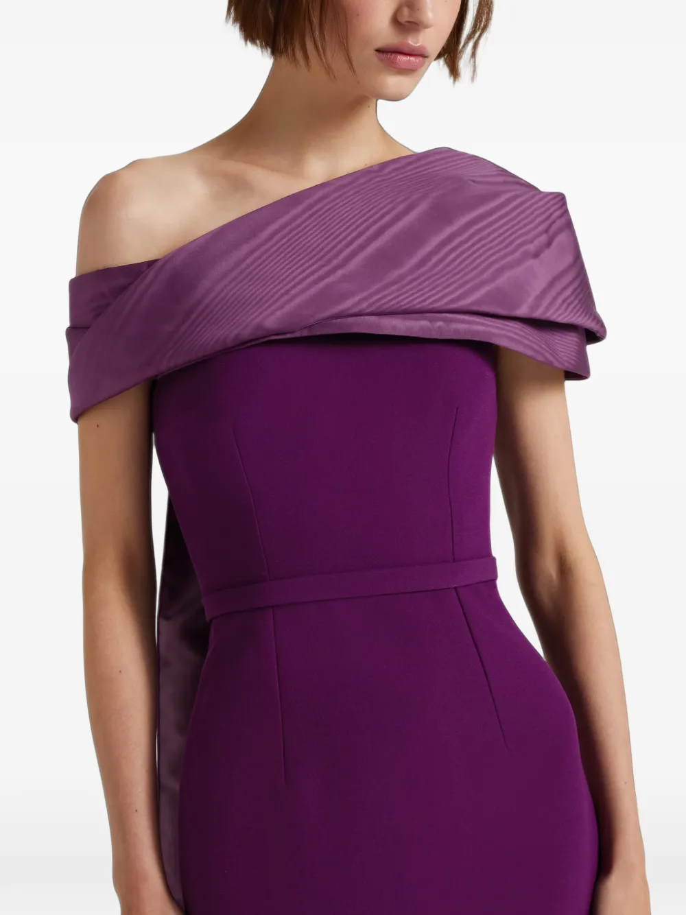 Safiyaa Phira asymmetrische maxi-jurk Paars