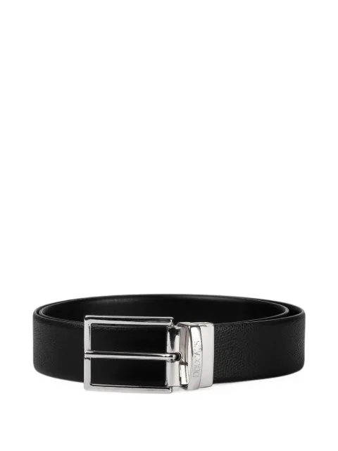 Doucal's grained leather belt