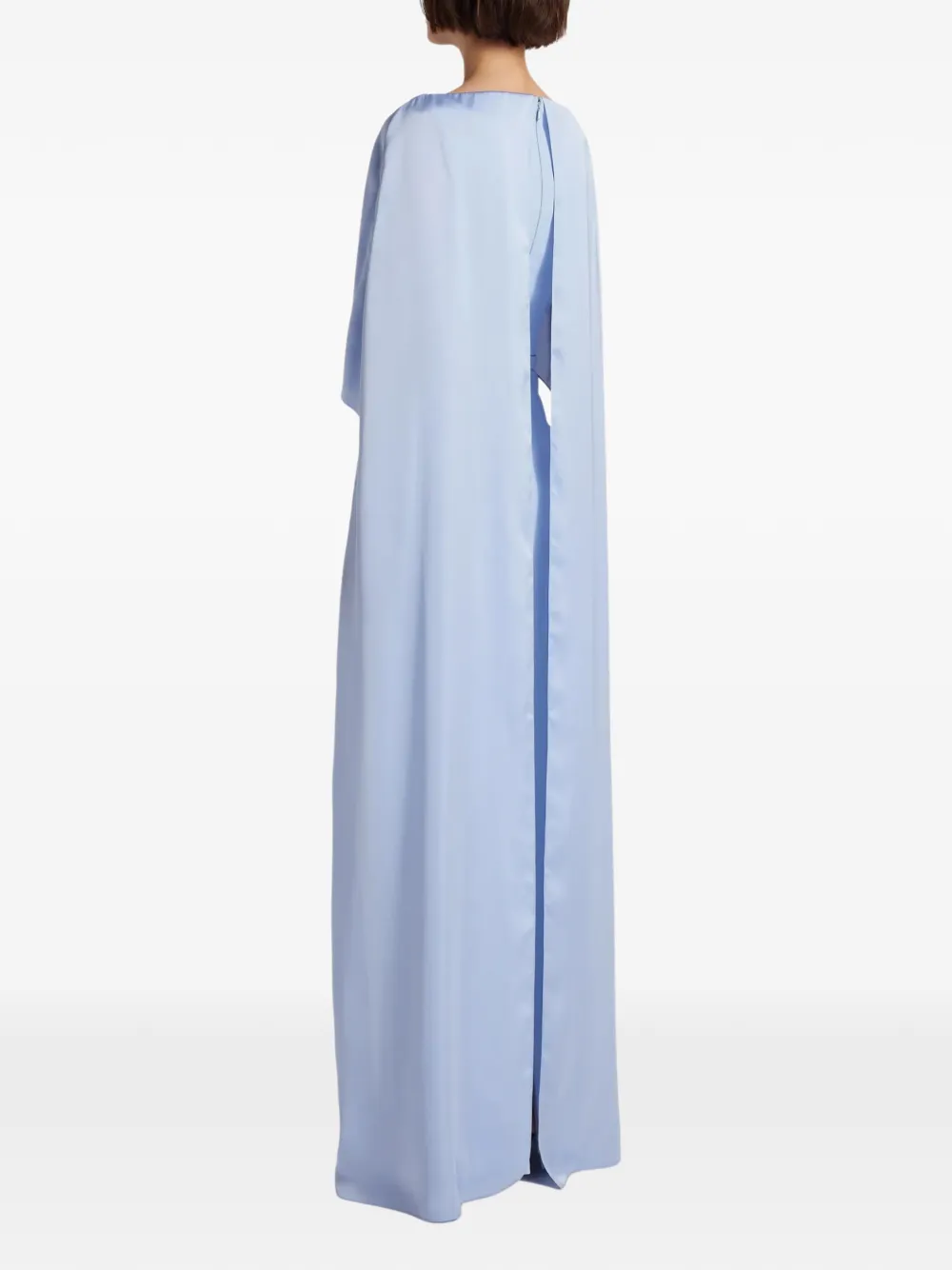 Safiyaa Mirabella maxi-jurk met capedetail verfraaid met pailletten Blauw
