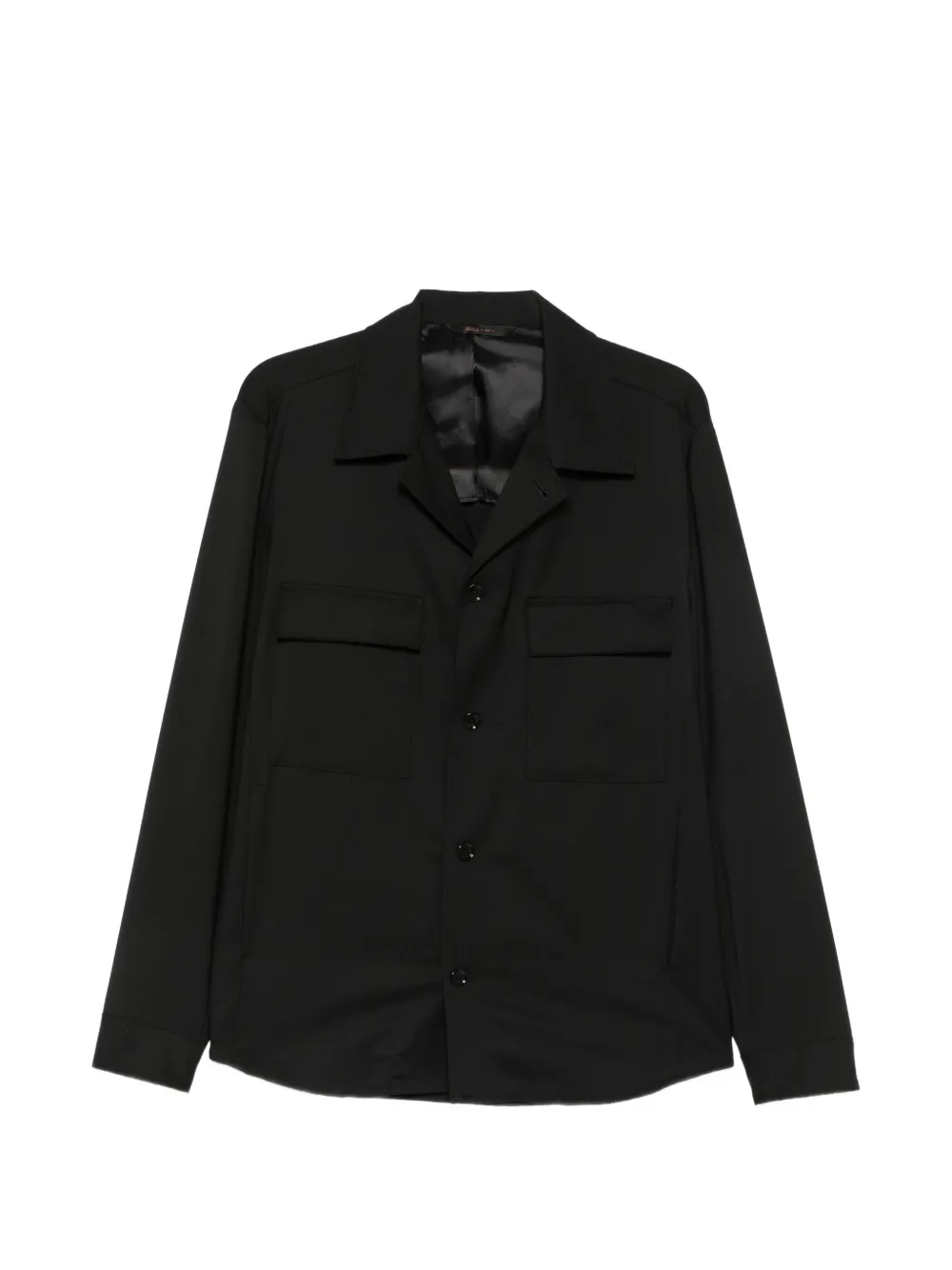 Briglia 1949 flap-pocket shirt jacket - Nero