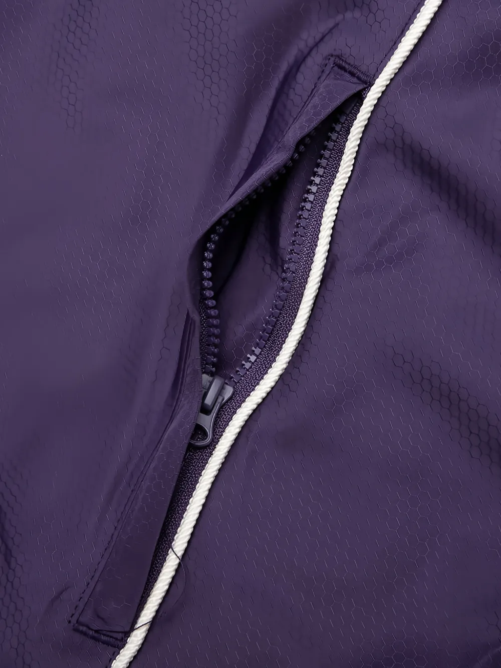 Honor The Gift Honeycomb logo-embroidered track jacket Paars