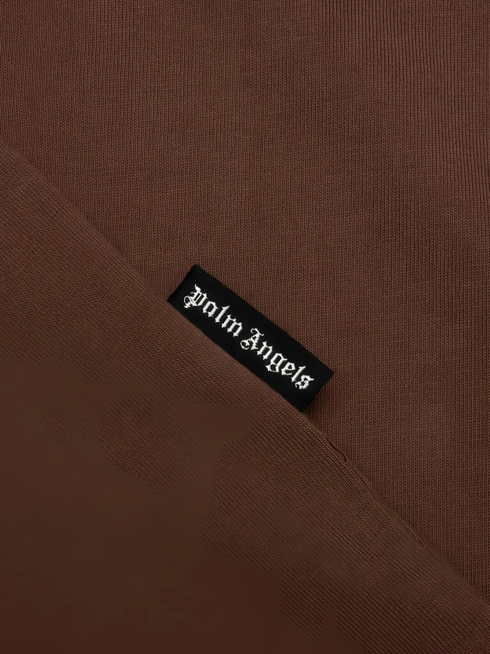 Palm Angels logoprint ruimvallend T-shirt Bruin