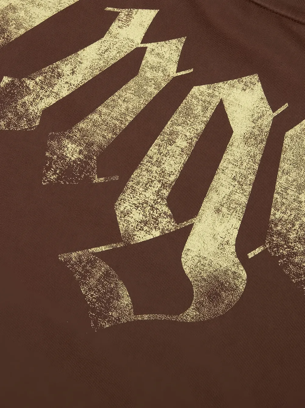 Palm Angels logoprint ruimvallend T-shirt Bruin