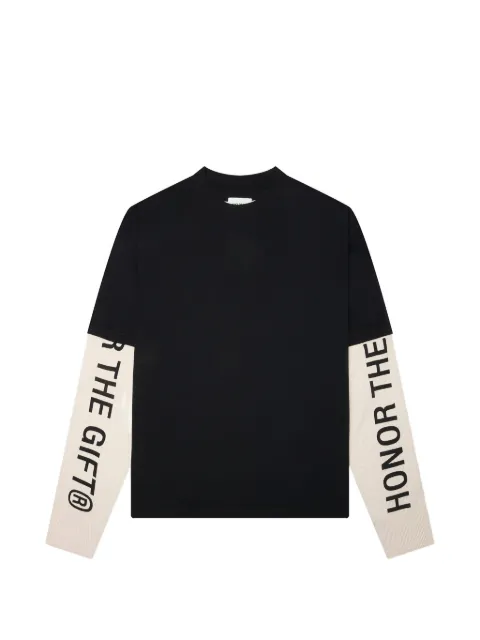 Honor The Gift logo-print double-sleeve T-shirt
