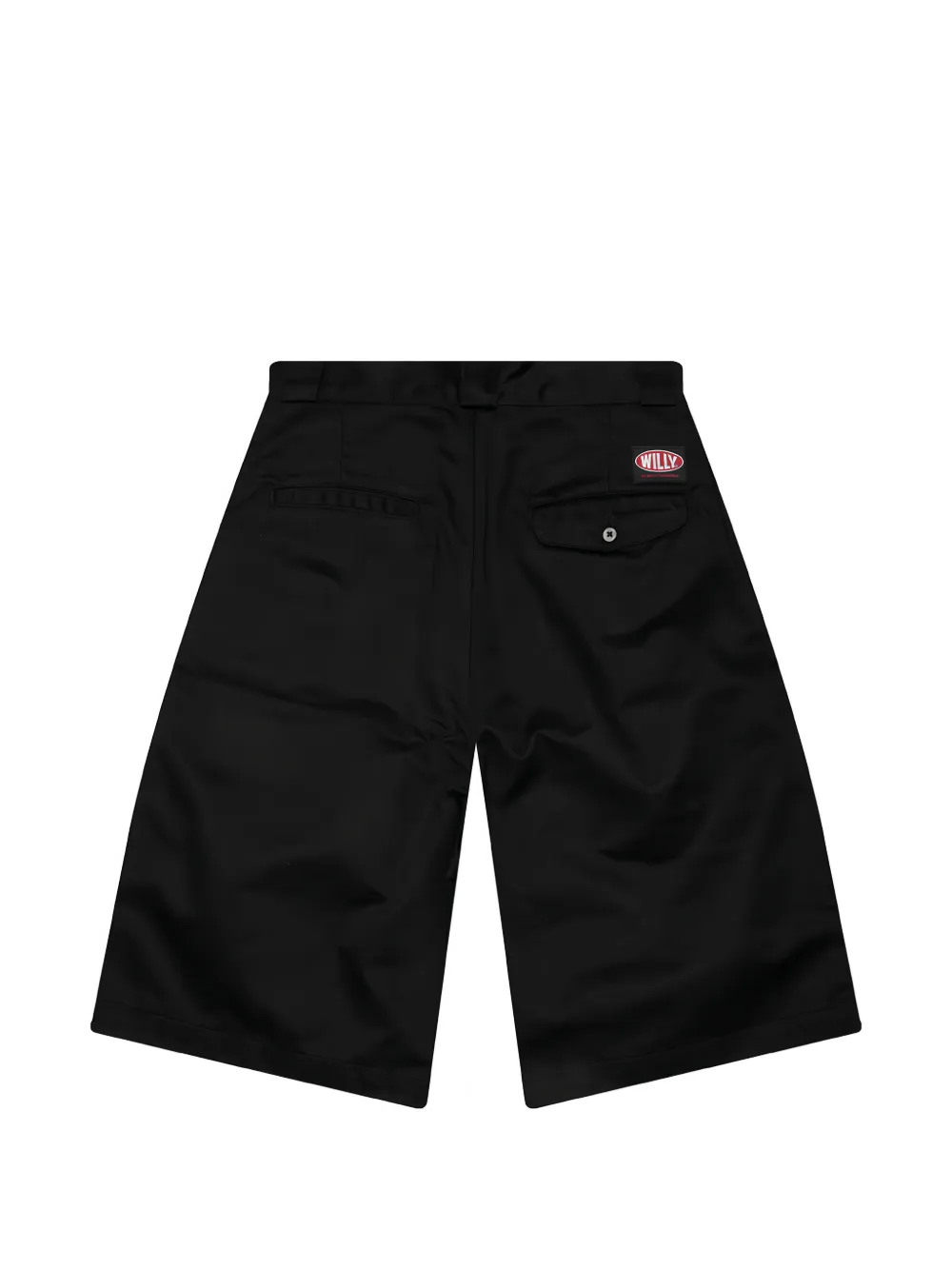 Willy Chavarria Borracho pleated shorts Zwart