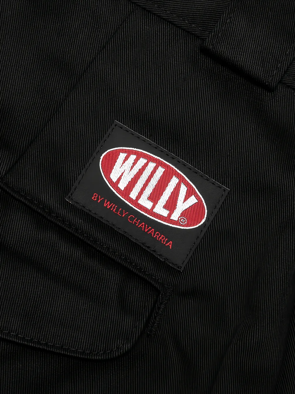 Willy Chavarria Borracho pleated shorts Zwart