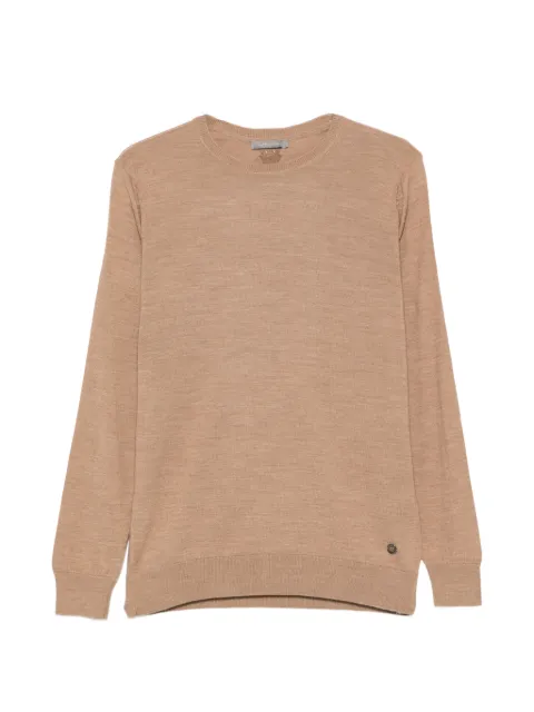 Carducci logo-embroidered wool sweater