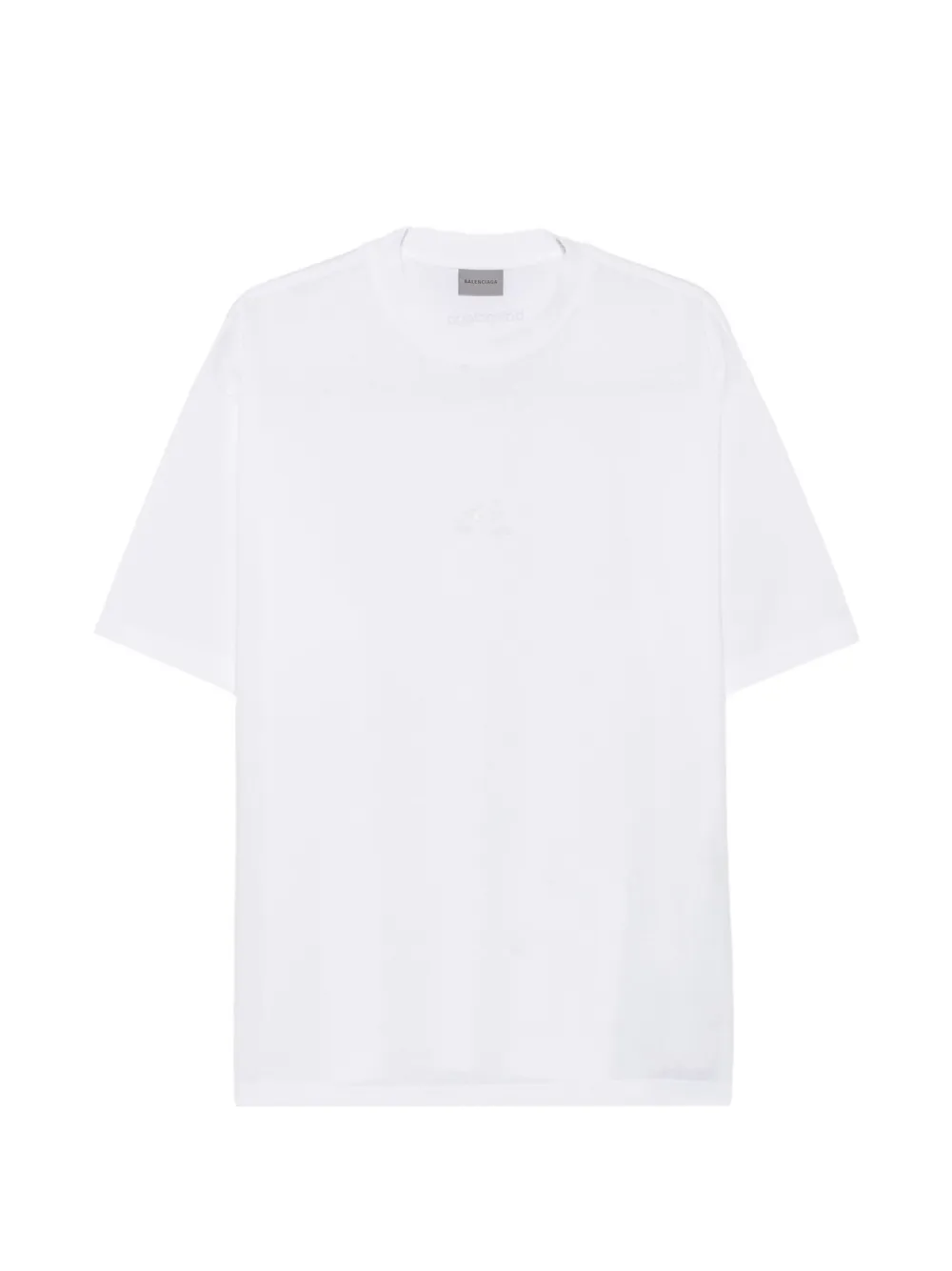 Balenciaga Katoenen T-shirt met logoprint Wit