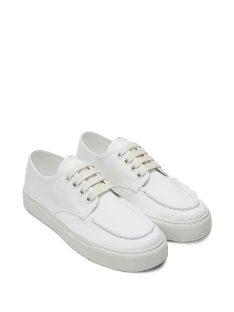 Prada lace-up canvas sneakers