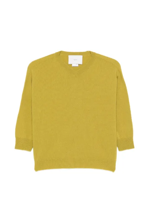 Vanisè V-neck three-quarter-sleeve sweater